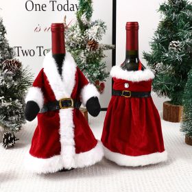 2pcs, Creative Red Wine Bag, Christmas Dress Wine Bottle Cover, Christmas Skirt Wine Bottle Decoration, Christmas Red Wine Cover