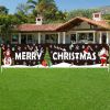 1pc, Festive Large Merry Christmas Banner - Huge Santa Claus Sign for Holiday Party Supplies and Home Decor - Perfect for Outdoor, Indoor, Yard