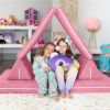 Jaxx Zipline Playscape - Imaginative Furniture Playset for Creative Kids, Pink