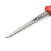 Hyper Tough Drywall Jab Saw, 6-inch Carbon Steel Blade, Comfort Grip Handsaw, Red