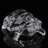 1pc Crystal Turtle Figurine, Miniature Tortoise Statue, Chinese Lucky Feng Shui Ornament For Home Office Desk Decoration Accessories Wedding