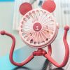 Baby Stroller Fan With Clip; Octopus Shapoed Funny Fan With Flexible Tripod Wrapped; USB Rechargeable Fan