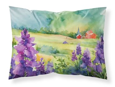 NEW New Jersey Violet in Watercolor Standard Pillowcase Lightweight Super Soft Easy Care Decorative Artwork Pillowcase, Standard (Default: Default)