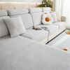 1 Pc Winter Plush Sofa Cushion, Anti Slip Seat Cushion, Thickened All Inclusive Sofa Cover, All Season Universal Fabric Sofa Towel Cover